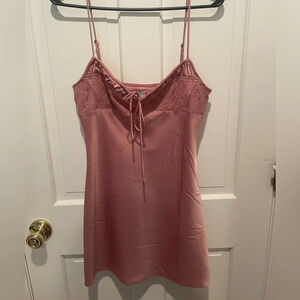 Urban Outfitters Perrie Lace Inset Slip Dress